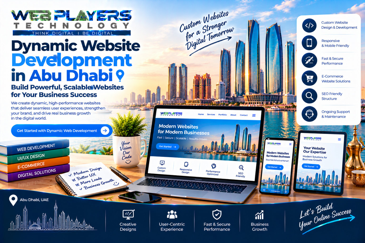 Dynamic Website Development in Abu Dhabi 